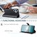 iPhone 16 Plus Voltage Ultra-thin Dot Leather Phone Case - Black