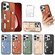 iPhone 16 Plus Wristband Kickstand Card Wallet Back Phone Case with Tool Knife - Brown