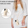 iPhone 16 Plus YM006 Skin Feel Zipper Card Bag Phone Case with Dual Lanyard - Apricot