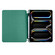 iPad Pro 11 2024 3-fold TPU Leather Smart Tablet Case with Pen Slot - Pine Green