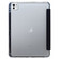 iPad Pro 11 2024 3-folding Electric Pressed Skin Texture Leather Tablet Case - Black