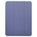 iPad Pro 11 2024 3-folding Electric Pressed Skin Texture Leather Tablet Case - Lavender