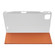 iPad Pro 11 2024 3-folding Electric Pressed Skin Texture Leather Tablet Case - Orange