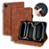 iPad Pro 11 2024 Calf Texture Embossed Leather Tablet Case - Brown