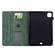 iPad Pro 11 2024 Cats Embossed Leather Smart Tablet Case - Green