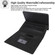 iPad Pro 11 2024 Checkered Hardware Buckle Leather Smart Tablet Case - Black