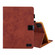 iPad Pro 11 2024 Cloth Texture Leather Tablet Case - Brown