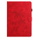 iPad Pro 11 2024 Coconut Tree Embossed Smart Leather Tablet Case - Red