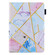 iPad Pro 11 2024 Colored Drawing Leather Smart Tablet Case - Geometric Marble