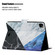 iPad Pro 11 2024 Colored Drawing Pattern Flip Leather Smart Tablet Case - Blue White