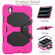 iPad Pro 11 2024 Colorful Silicone Heavy Duty Hybrid PC Tablet Case - Rose Red