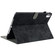 iPad Pro 11 2024 Embossed Tiger Pattern Leather Tablet Case - Black