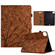 iPad Pro 11 2024 Fortune Tree Embossed Leather Smart Tablet Case - Brown