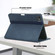 iPad Pro 11 2024 Front Stand Smart TPU Leather Tablet Case - Dark Blue