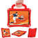 iPad Pro 11 2024 Handle Football Shaped EVA Shockproof Tablet Case - Red