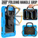 iPad Pro 11 2024 Handle Silicone Hydric PC Tablet Case with Shoulder Strap - Light Blue