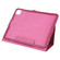 iPad Pro 11 2024 Litchi Texture Solid Color Leather Tablet Case - Rose Red