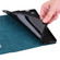 iPad Pro 11 2024 Love Butterfly Embossed Leather Tablet Case - Blue