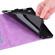 iPad Pro 11 2024 Love Butterfly Embossed Leather Tablet Case - Purple