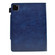 iPad Pro 11 2024 Suede Cross Texture Magnetic Clasp Leather Smart Tablet Case - Blue