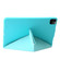 iPad Pro 11 2024 TPU Deformation Flip Leather Tablet Case with Holder - Mint Blue