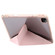 iPad Pro 13 2024 Clear Acrylic Deformation Leather Tablet Case - Pink