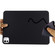 iPad Pro 13 2024 Pure Color Liquid Silicone Shockproof Tablet Case - Black