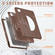 iPad Pro 13 2024 Rotation Holder Silicone Hybrid PC Tablet Case - Chocolate