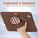 iPad Pro 13 2024 Rotation Holder Silicone Hybrid PC Tablet Case - Chocolate