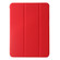 iPad Pro 13 2024 Three-fold Holder Flip Tablet Leather Case - Red