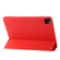 iPad Pro 13 2024 Three-fold Holder Flip Tablet Leather Case - Red