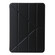 iPad Pro 13 2024 TPU Deformation Flip Leather Tablet Case with Holder - Black