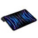 iPad Pro 13 2024 TPU Deformation Flip Leather Tablet Case with Holder - Black
