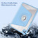 iPad Air 13 2024 Magnetic Split Leather Smart Tablet Case with Pen Slot - Grey