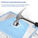 iPad Air 13 2024 Magnetic Split Leather Smart Tablet Case with Pen Slot - Grey
