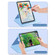 iPad Air 13 2024 Magnetic Split Leather Smart Tablet Case with Pen Slot - Grey
