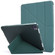 iPad Air 13 2025 / 2024 / Pro 12.9 2022 / 2021 Multi-folding TPU Leather Tablet Case with Holder & Pen Slot - Deep Green