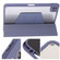 iPad Air 13 2025 / 2024 / Pro 12.9 2022 3-Fold 360 Rotation Acrylic Leather Smart Tablet Case - Lavender Purple Gray