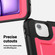 iPad Air 13 2025 / 2024 Honeycomb Hybrid Tablet Case with Handle Holder & Strap - Rose Red