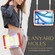iPad Air 13 2025 / 2024 Silicone Hydric PC Tablet Case with Shoulder Strap & Holder - Camouflage Red