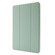 iPad Air 13 2025 / 2024 Skin Feel Tri-fold Leather Tablet Case with Pen Slot - Matcha Green