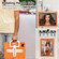 iPad Air 11 2024 / 2025 Shield 360 Rotation Handle EVA Shockproof PC Tablet Case - Orange Beige