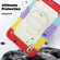 iPad Air 11 2024 / Air 11 2025 Silicone Hybrid PC Tablet Protective Case - Rainbow Red