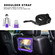 iPad Air 11 2024 / Air 2022 / 2020 10.9 / Air 2022 Shockproof PC + Silicone Combination Case with Holder & Hand Strap & Shoulder Strap - Purple + Purple