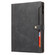 iPad Air 11 2024 / Air 2022/2020 10.9 Calf Texture Double Fold Clasp Leather Tablet Case - Black