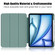 iPad Air 11 2024 / Pro 11 2022 Acrylic 3-Fold Smart Leather Tablet Case - Deep Green