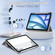 iPad Air 11 2024 / Pro 11 2022 Acrylic 3-Fold Smart Leather Tablet Case - Grey