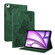 iPad Air 11 2024 Butterfly Flower Embossed Leather Tablet Case - Green
