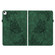 iPad Air 11 2024 Butterfly Flower Embossed Leather Tablet Case - Green