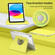 iPad Air 11 2025 / 2024 360 Rotation Detachable Clear Acrylic Leather Tablet Case - Yellow